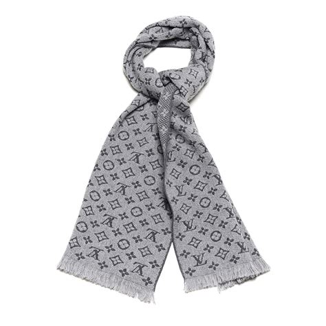 louis vuitton scarf mens red|louis vuitton grey scarf.